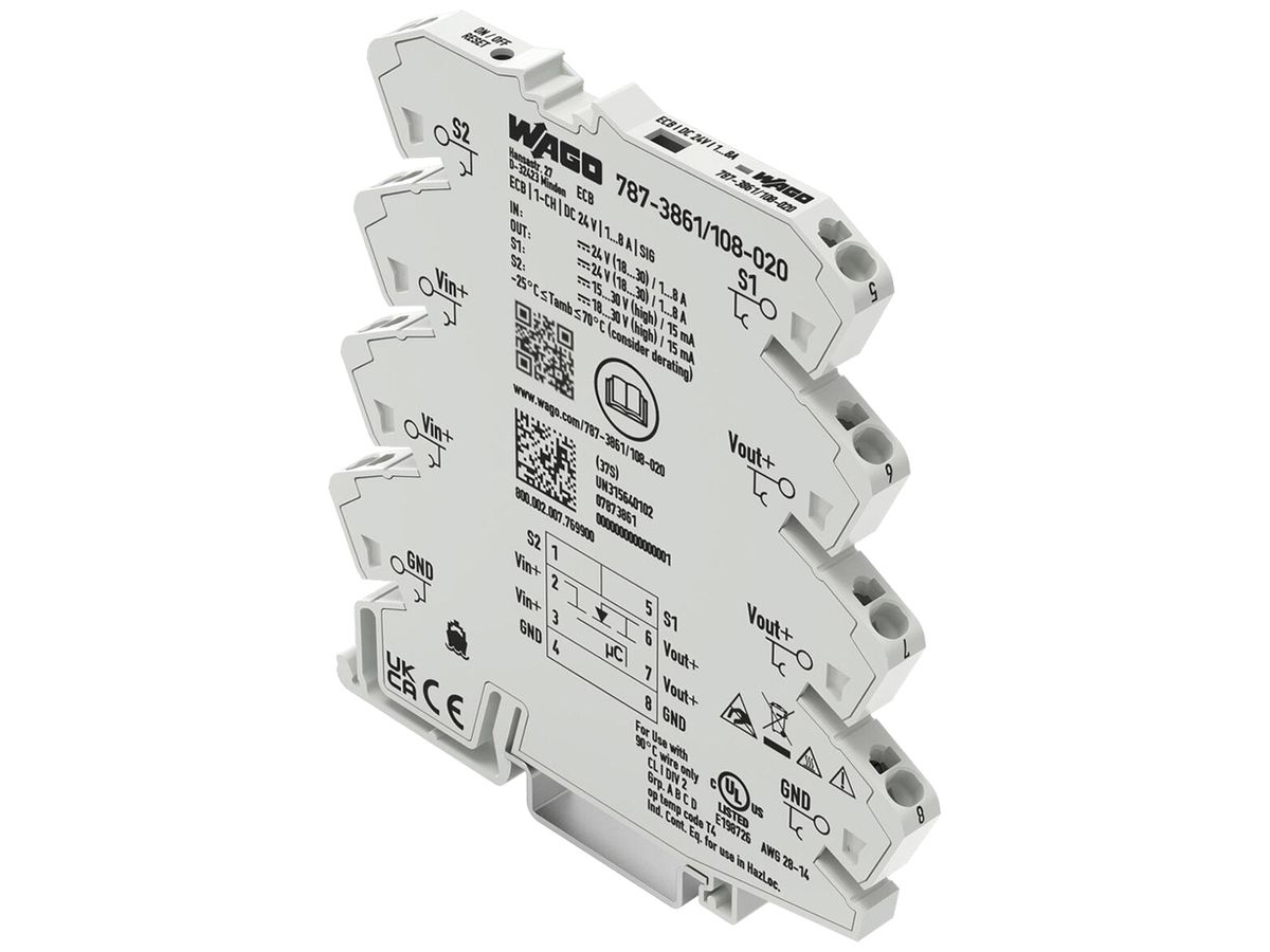 Elektronischer Schutzschalter WAGO 1…8A