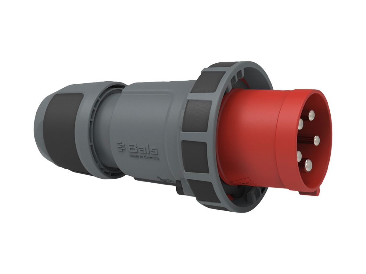 Stecker CEE Bals INNOLINQ-Design 5P 125A 400V rot 6h IP67 Schraubklemme