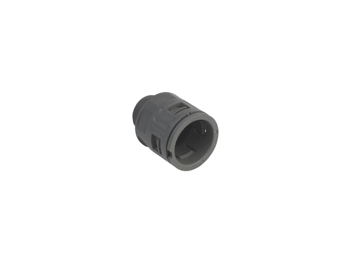 Anschlussnippel AGRO Flexa-Quick schwarz PG7 für ROHRflex Ø10mm