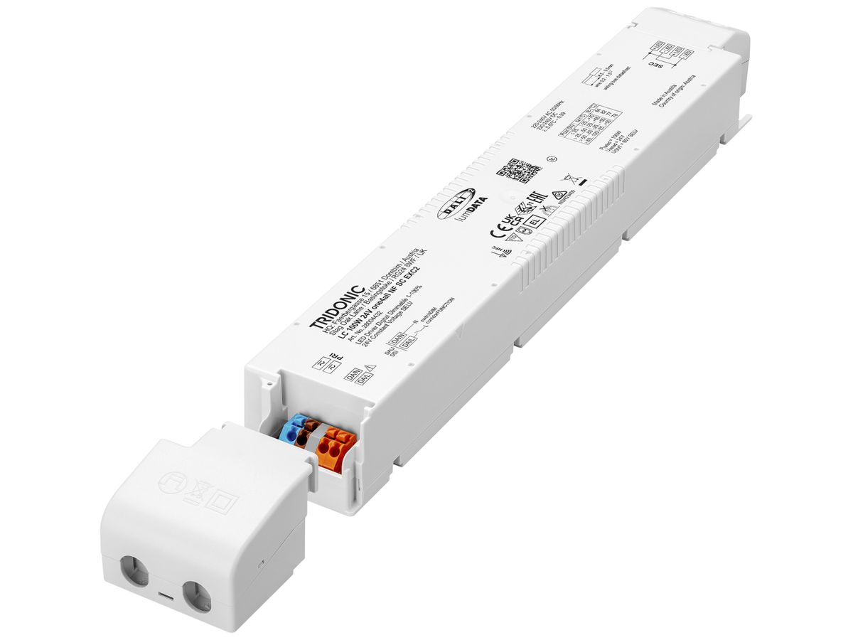 LED-Betriebsgerät Tridonic LC 10…100W 24V DALI DSI IP20 295×43×30mm