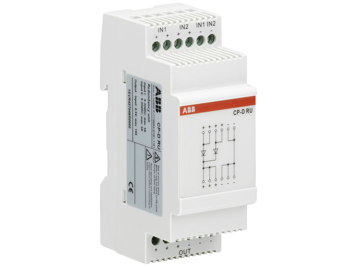 REG-Redundanzmodul ABB CP-D RU 9…35VDC/10A 2TE