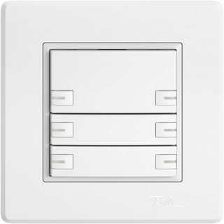 KNX Taster, RGB, mit LED, ohne Papiereinlage