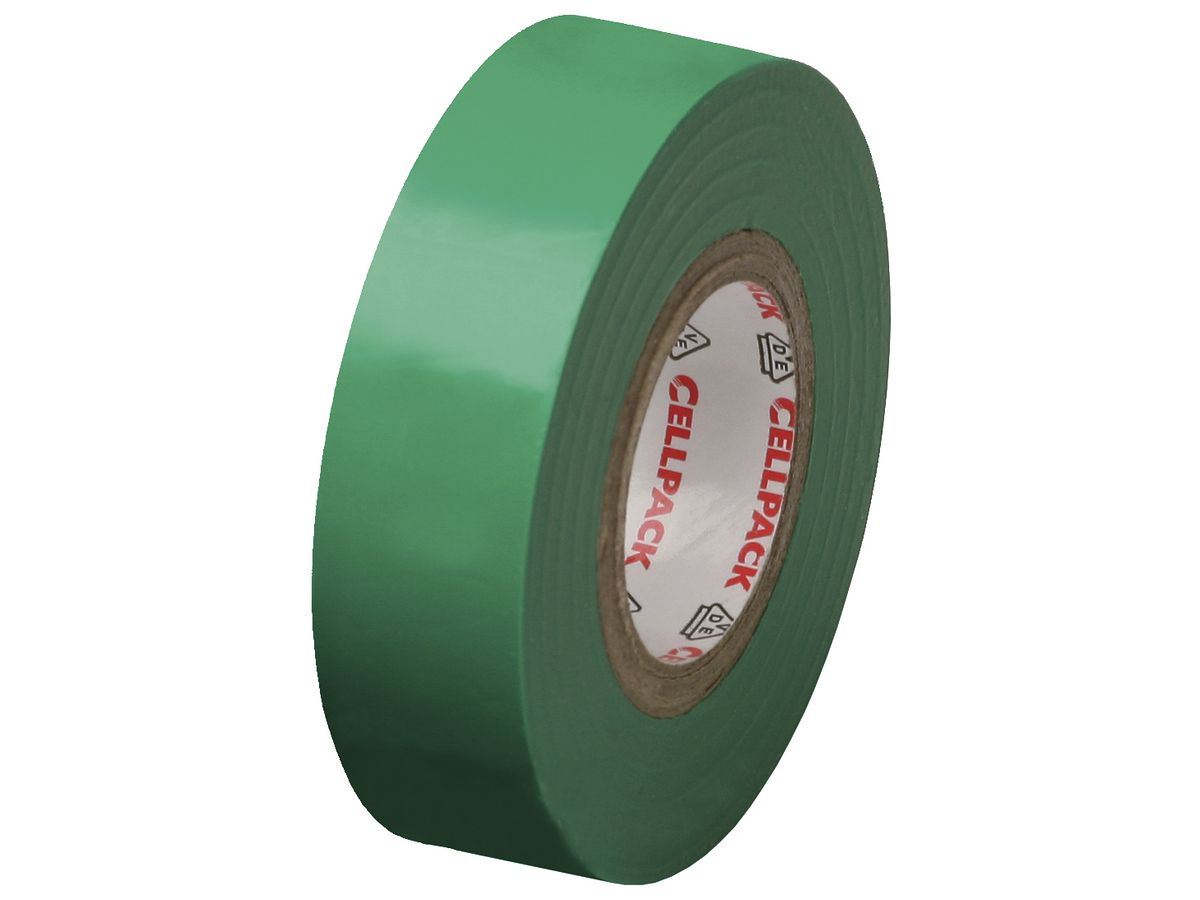 Isolierband Cellpack 128 15mm×10m grün