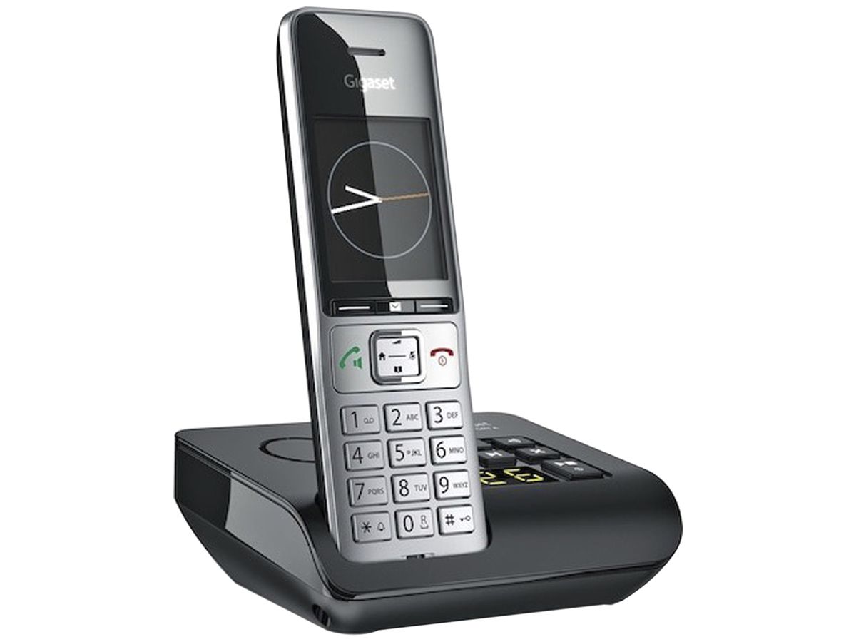 Telefon schnurlos Gigaset Comfort 500 A 17h Freisprechen CLIP schwarz