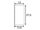 Wandleuchte SLV BIG THEO UP/DOWN OUT, 2×GU10 75W IP44 anthrazit