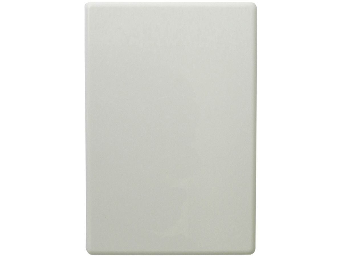 Abdeckplatte Gr.III-III weiss 126×186mm ungebohrt