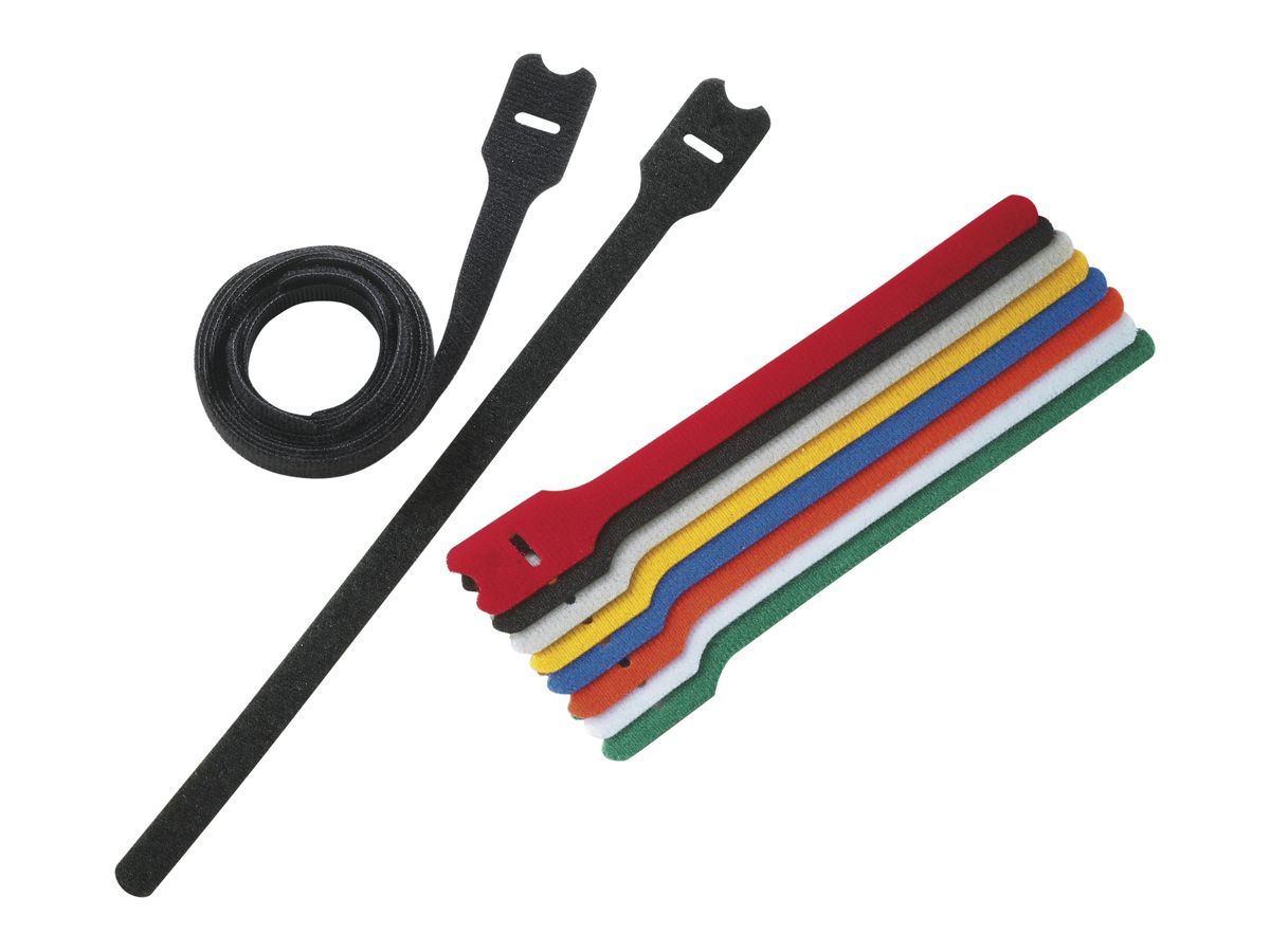 Kabelbinder Panduit-TY mit Klettverschluss 12.7×305mm rot