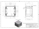 Aluminiumgehäuse SWIB ENSTO AG 160×160×91mm IP66 grau
