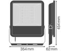 LED-Strahler LEDVANCE FLOODLIGHT AREA, 145W 4000K 20000lm IP65 schwarz