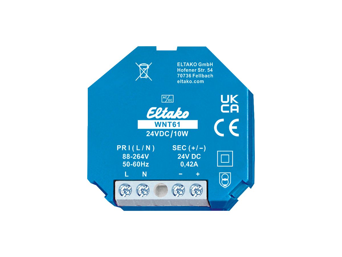 EB-Netzteil Eltako WNT61 110…240V 24V 0.42A 10W