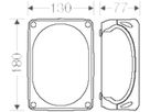 AP-Abzweigdose Hensel RK 1019 19×6mm², grau