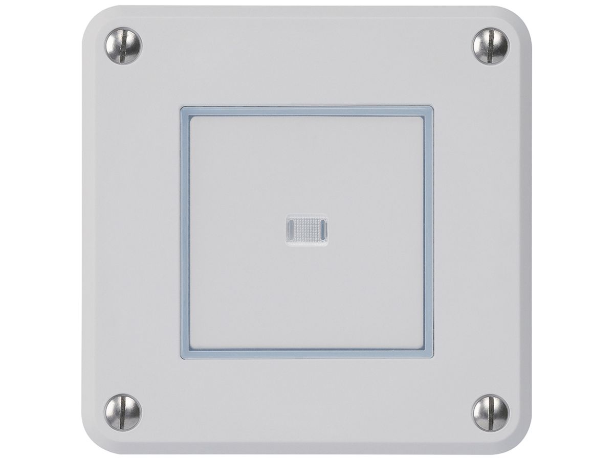 UP-Druckschalter robusto IP55 Schema 6 beleuchtet grau