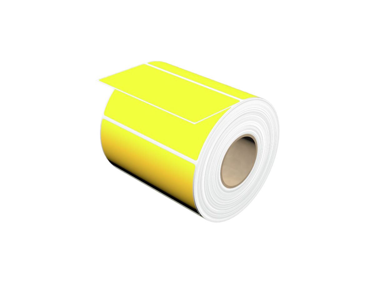 Etikette Weidmüller THM MT30X selbstklebend 101×48mm Polyester gelb