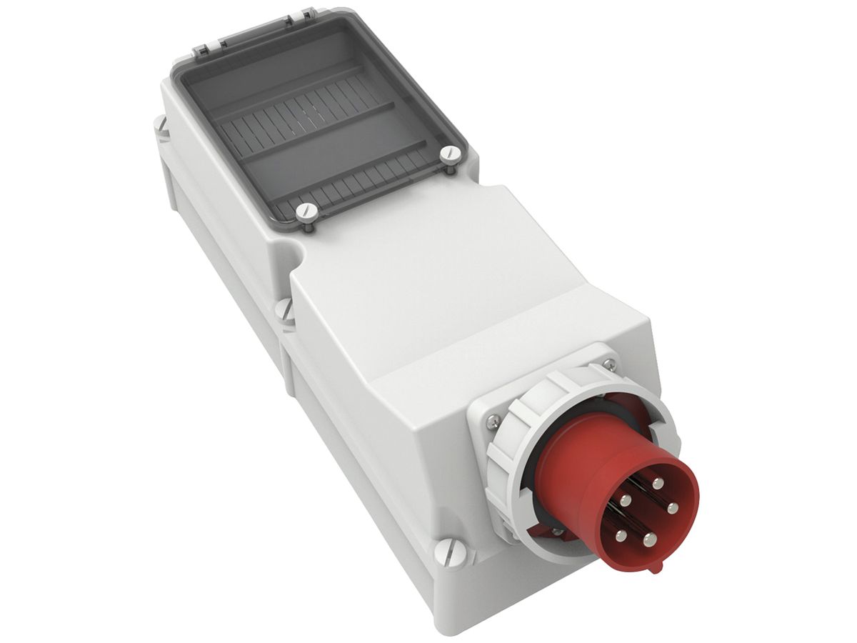 AP-Gerätestecker CEE Bals 5P 63A 400V 6h rt IP67 Schraubklemme