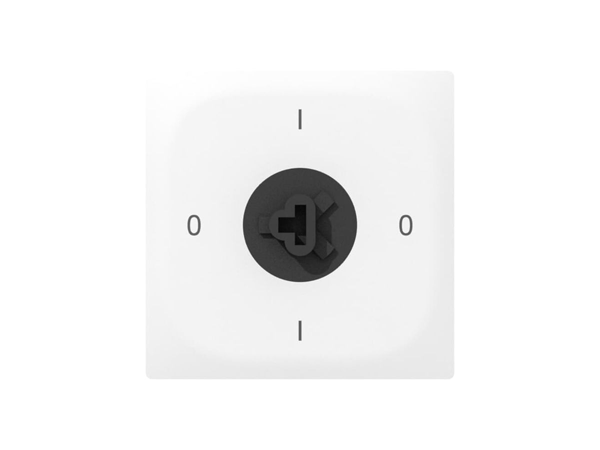 UP-Drehschalter SIDUS E 0/2L SS weiss