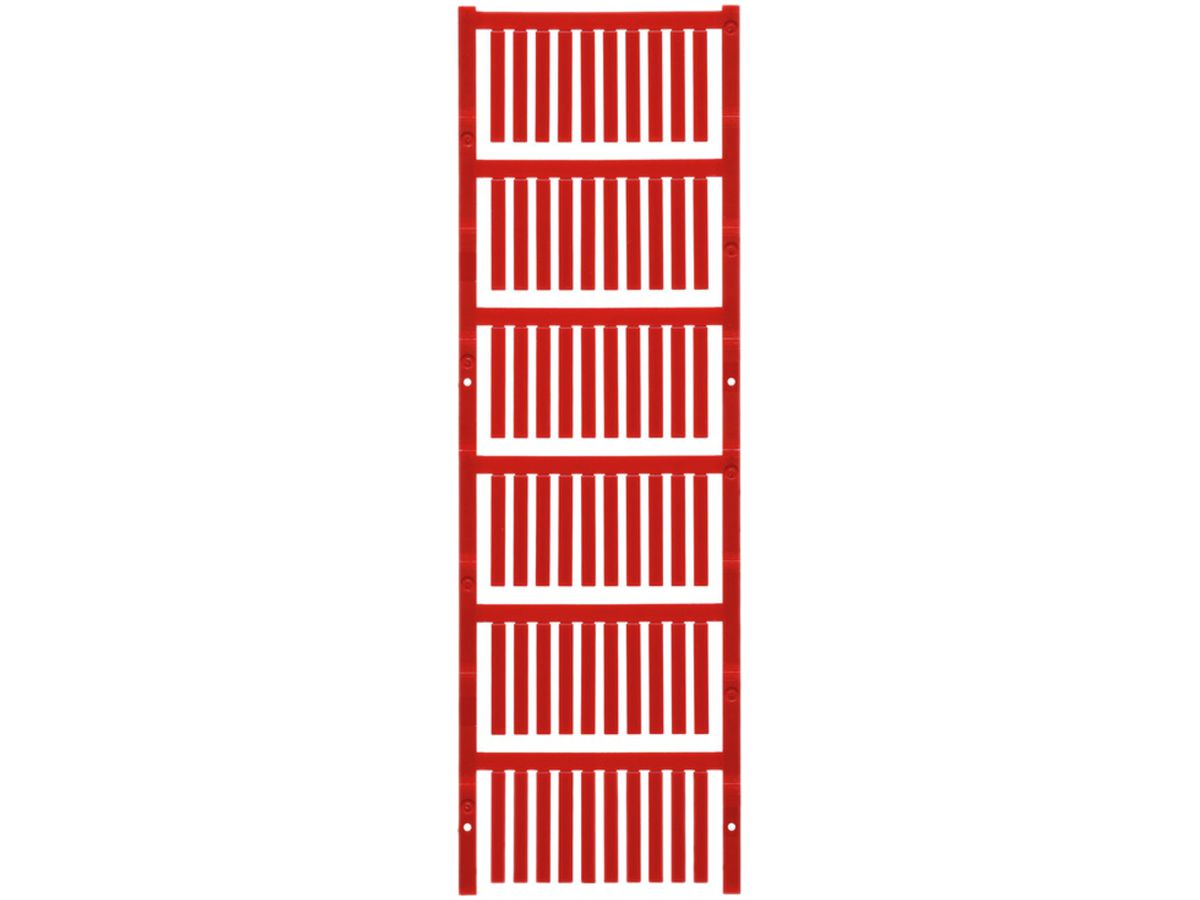 Einsteckschild Weidmüller TM MultiCard 30×4mm PA66 rot