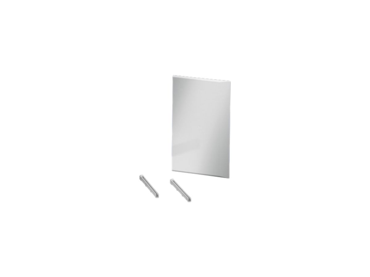 Verschlussplatte grau 180mm für Apparategehäuse Enystar