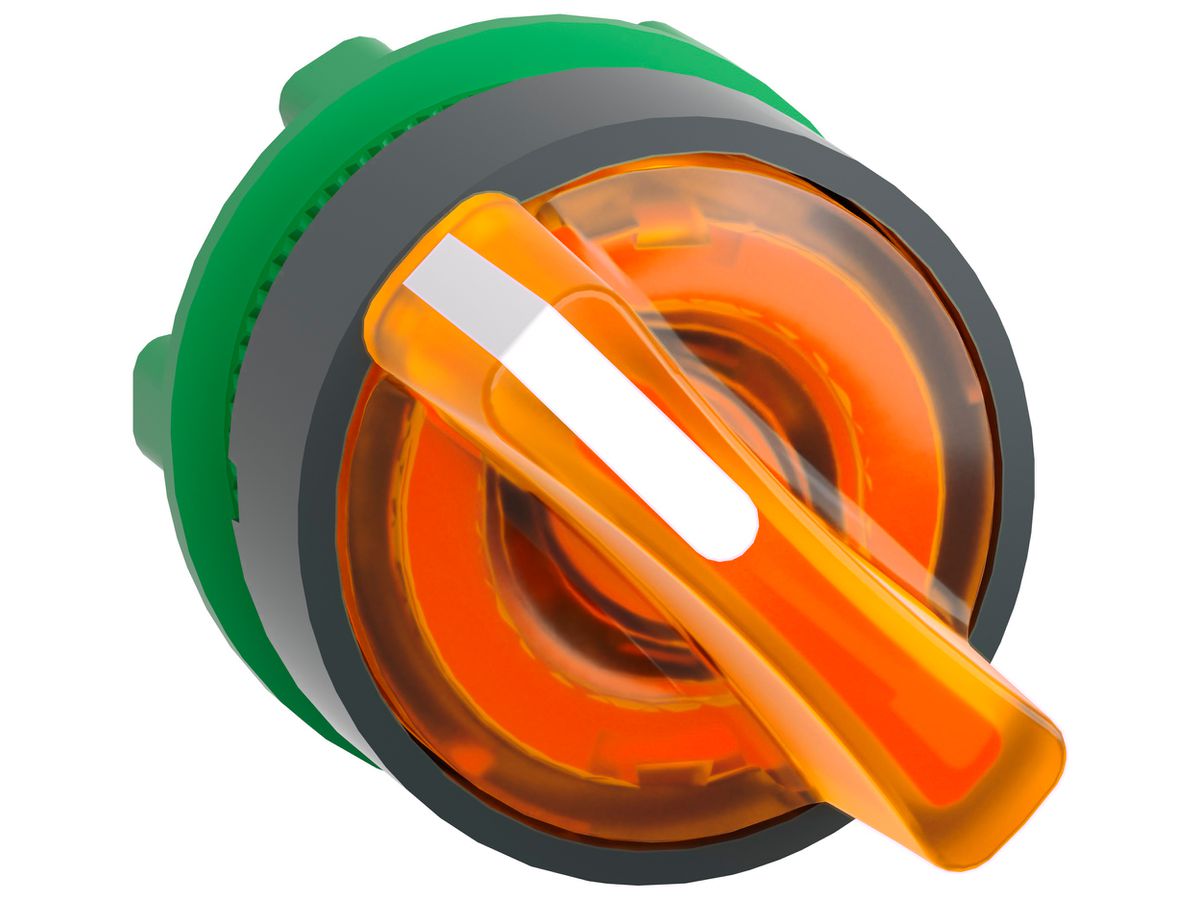 Leuchtwahlschaltervorsatz Harmony XB5 kurzer Drehgriff Ø22.5mm verrastend ora