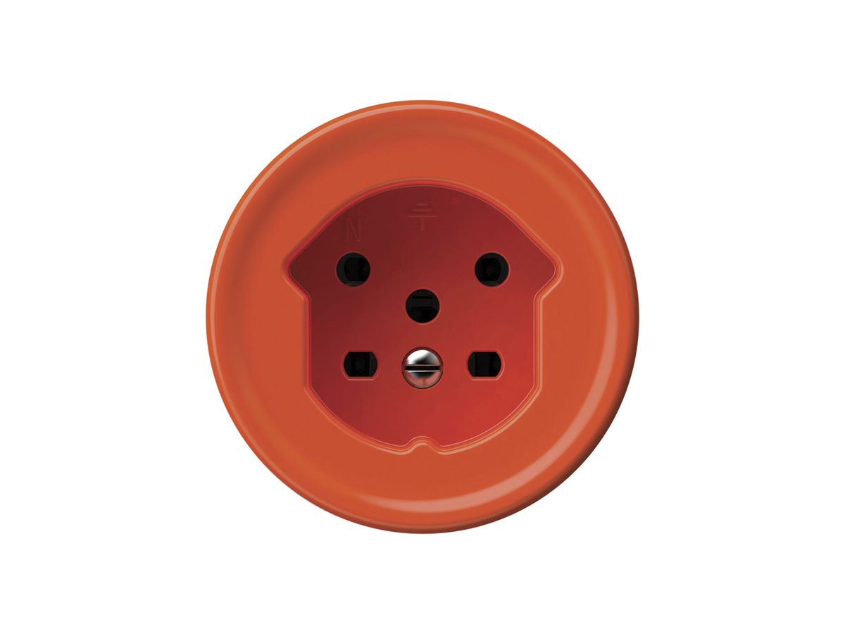 Steckdose origin 1×Typ 15 10A 230V 60×60mm orange