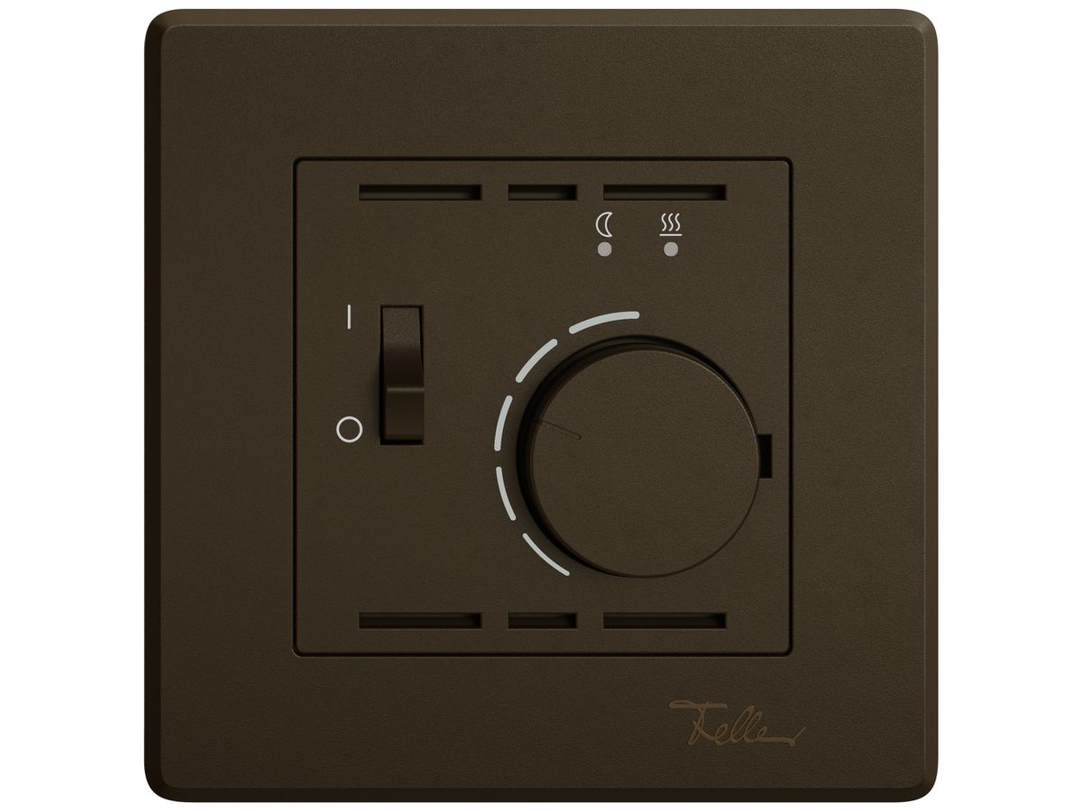 UP-Raumthermostat EDIZIO.liv SNAPFIX® m.Temperaturbegr.f.Bodenheizungen br