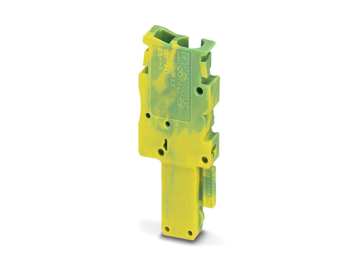 Stecker SP-H 2.5 0.08…4mm² grün-gelb Zugfederanschluss links
