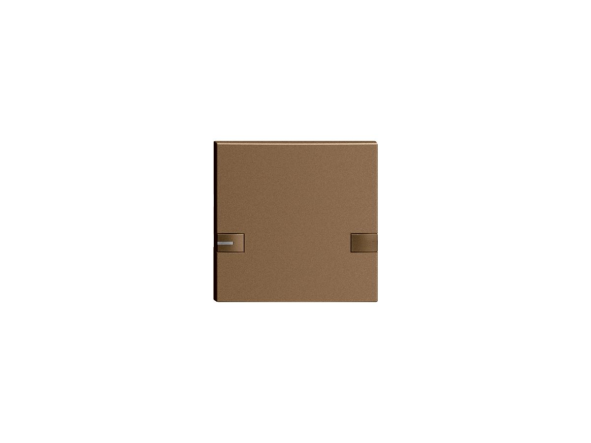 Taste 1/1 KNX/UNI-Taster mit LED EDIZIOdue Bedienung 2×coffee