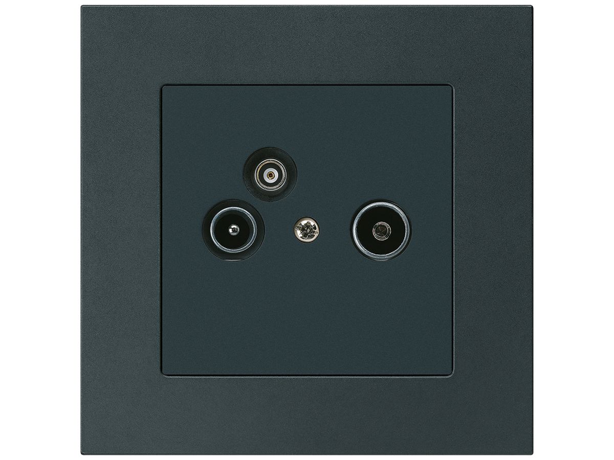 UP-Antennendose R/TV-Daten kallysto.pro 2GHz 11db schwarz