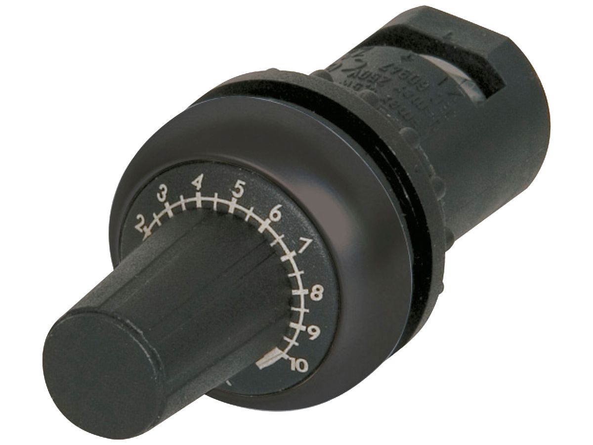 Potenziometer Eaton M22S-R10K 10000Ω 0.5W Ø22.5mm Schraubanschluss IP66 schwarz