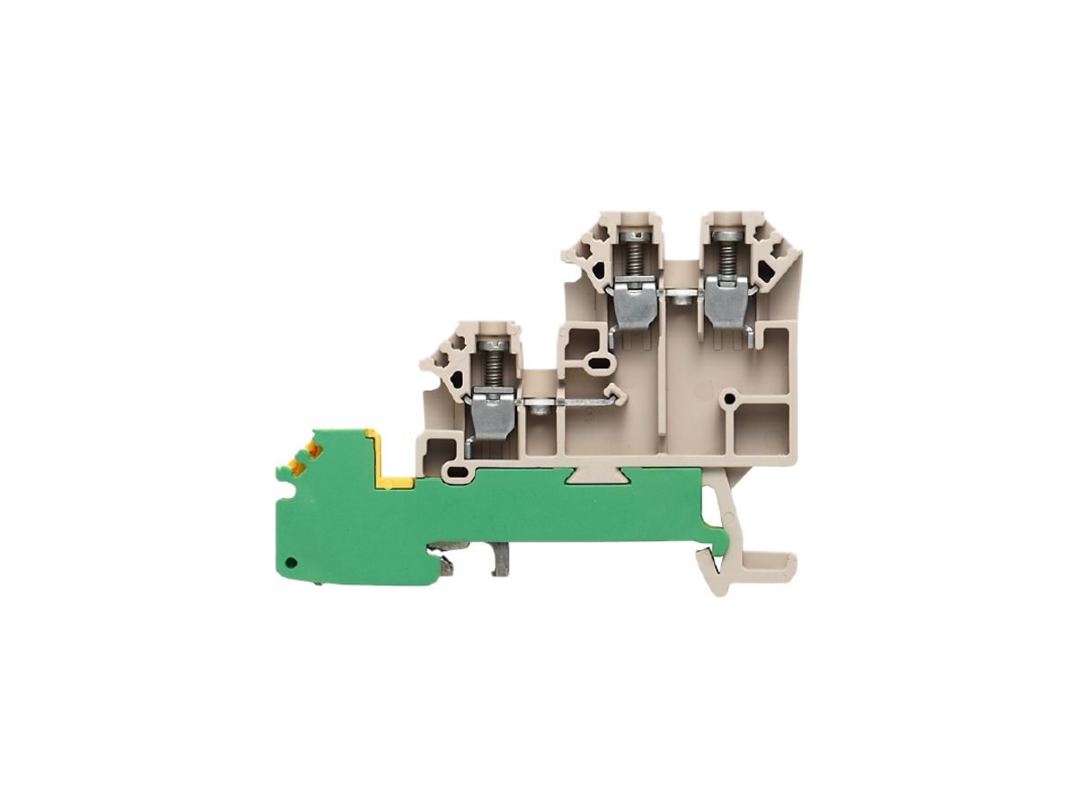 Sensor-/Aktor-Reihenklemme Weidmüller DLA Schraub.2.5mm² 3 Anschlüsse beige