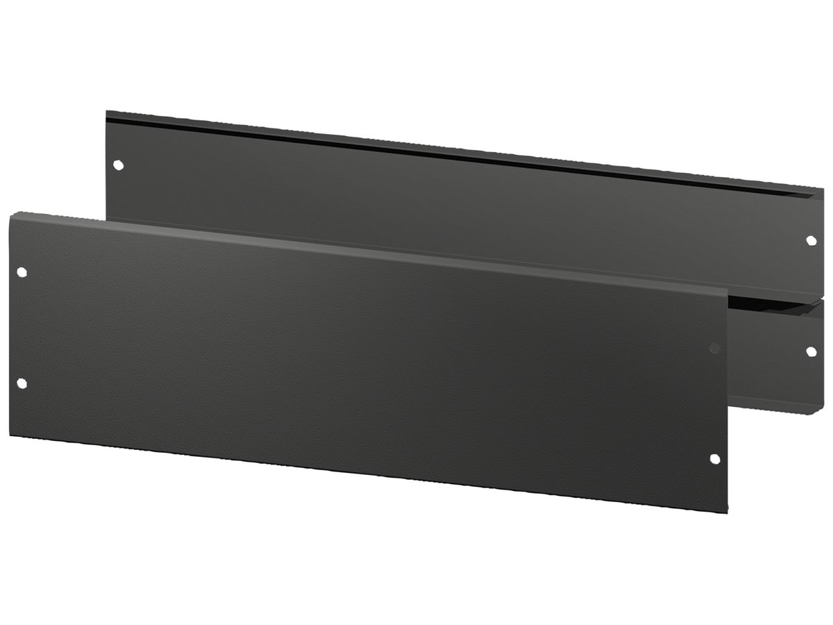 Sockelblende Rittal AX 2830.082 800×200mm Vorder/Rück Stahlblech sw 2Stk