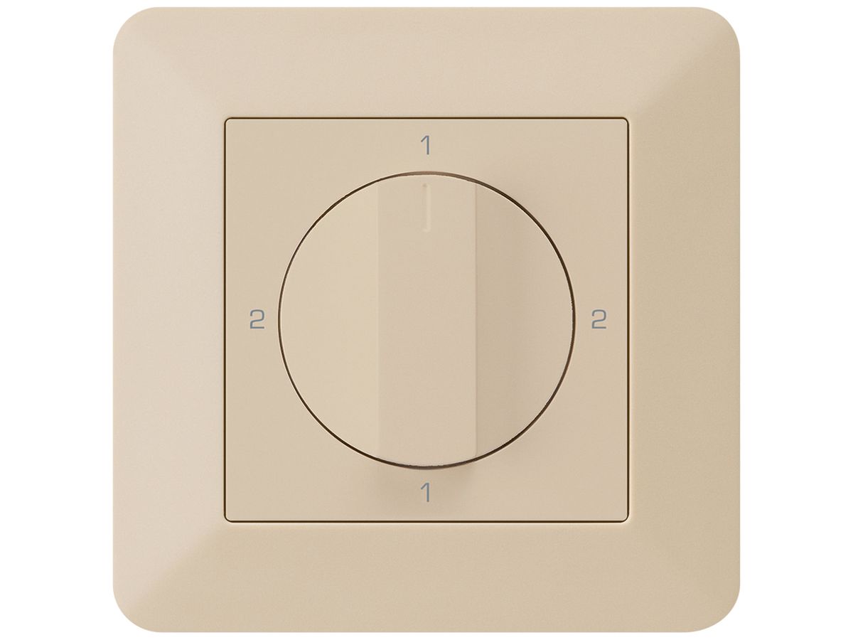 UP-Drehschalter kallysto.trend 3/1L beige mit Drehgriff