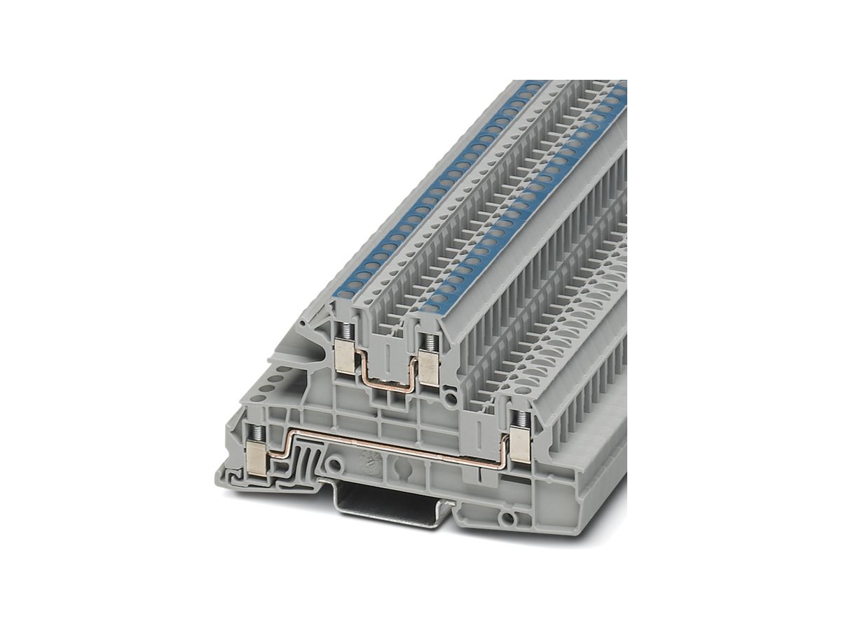 Installationsklemme 0.2…4mm² L/N Schraubanschluss grau