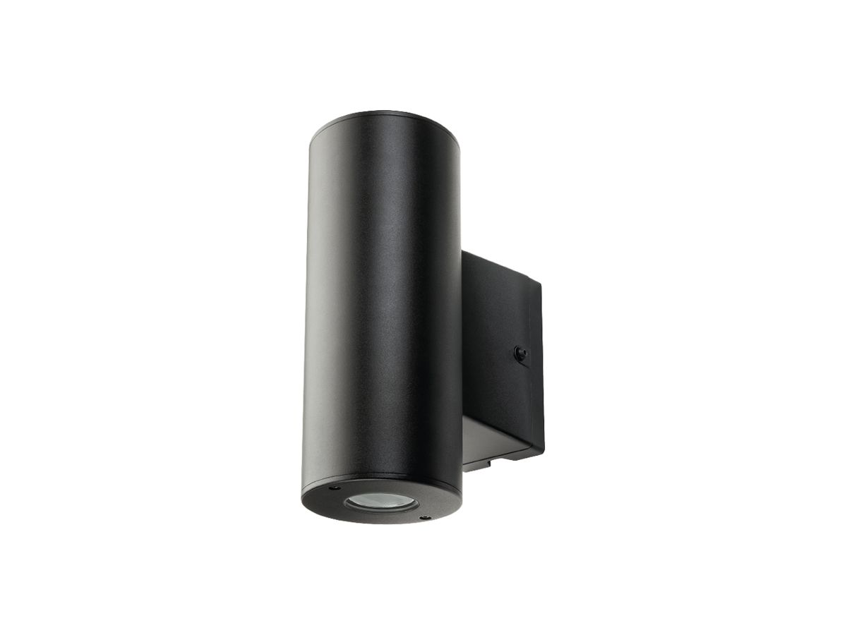 LED-Wandleuchte SG Metro 21W 1710lm 3000K IP66 DIM Ø120×296mm schwarz