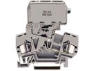 Sicherungsklemme WAGO 4mm² grau für Sicherungen 5×20mm