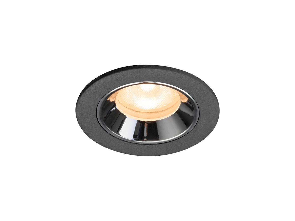 LED-Downlight SLV NUMINOS XS 6.9W 900lm 2700K WB DALI Ø55 sz/cr