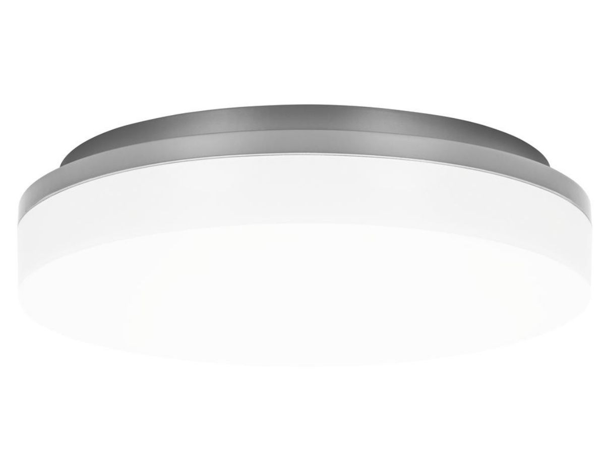 Anbauleuchte LED SLICE CIRCLE IV Silber - Leseshi,38W,4000K,2800lm,Dimmbar,IP20