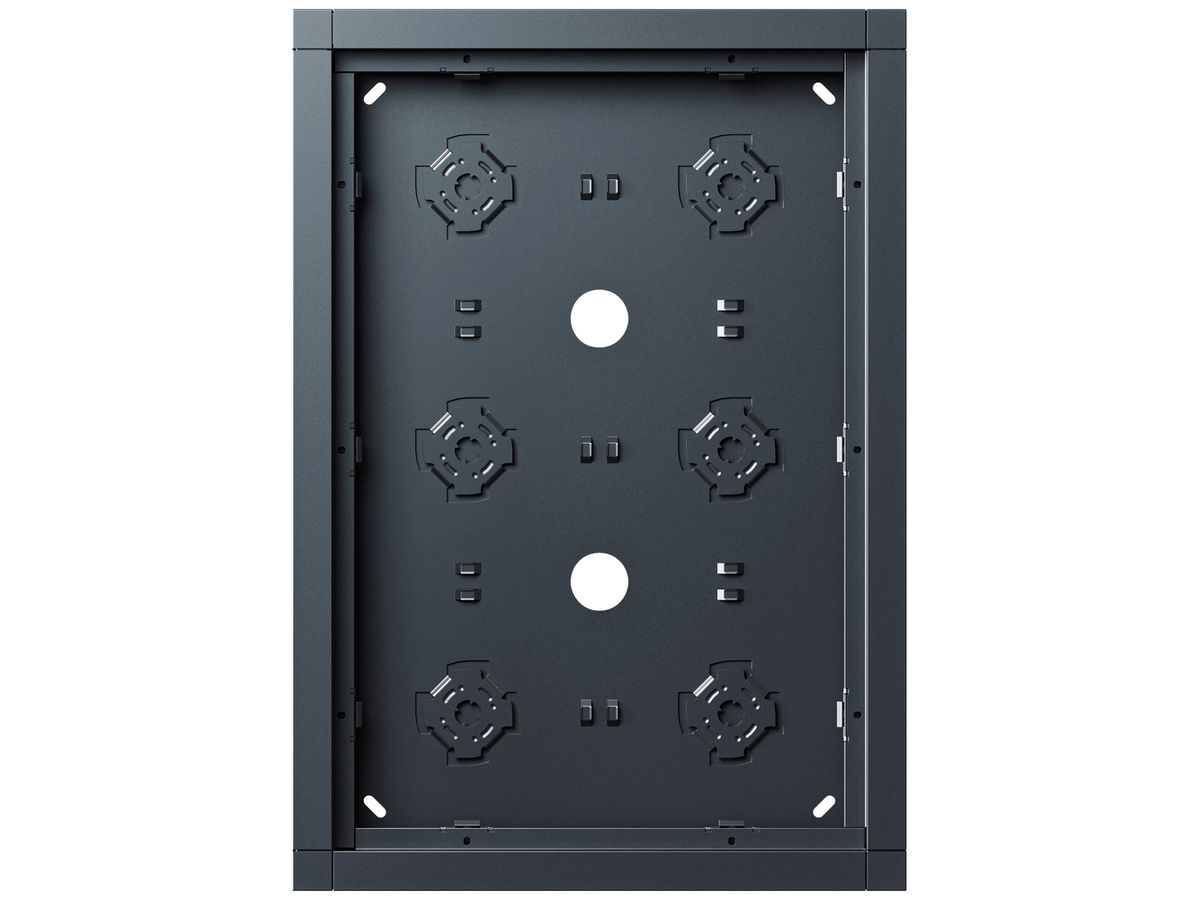 AP-Gehäuse Siedle 6× 232×332×36.5mm anthrazit