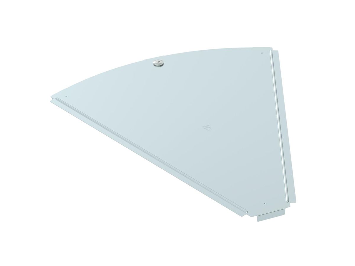 Deckel BET RBD 45° 500×525mm Stahl bandverzinkt Zink-Aluminium