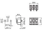 Verbindungsklemme 3P 0.5…2.5mm² Betätigungshebeln steckbare Erdung ws