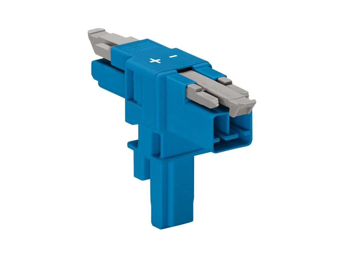 T-Verteiler WINSTA MINI 890 2L 1 Stecker/2 Buchsen, blau