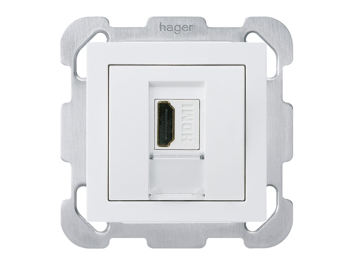 UP-Anschlussdose kallysto B HDMI Durchgangsdose weiss