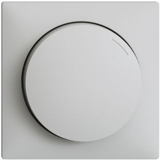 UP-LED-Universal-Drehdimmer EDIZIOdue F, 4…200W/400W/VA hellgrau