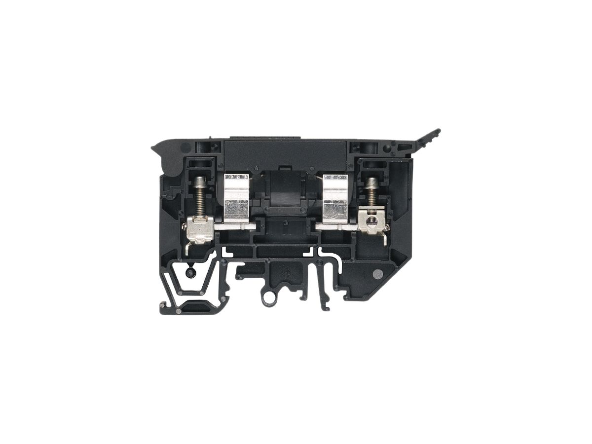 Sicherungs-Reihenklemme Weidmüller WSI /2/LD 10…36V Schraub.4mm² TS35/2 schwarz