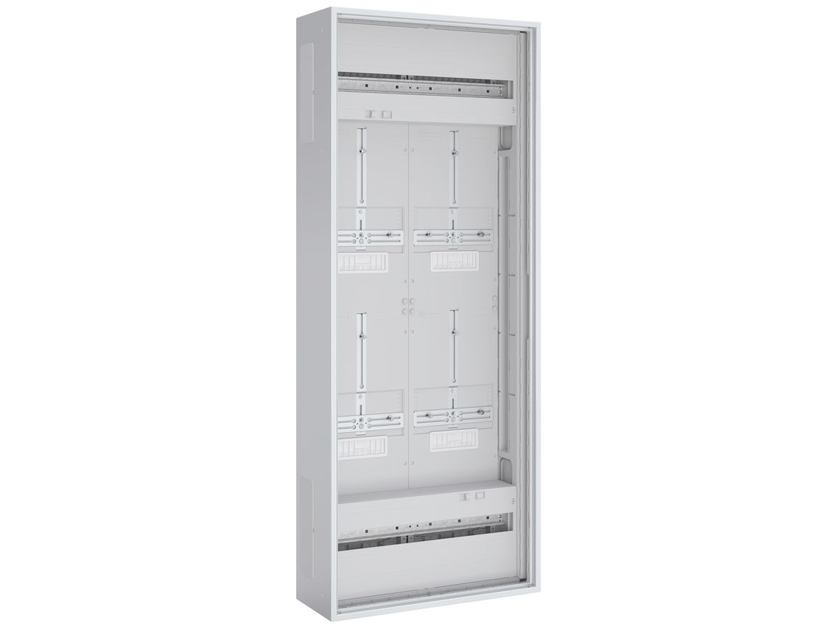 UP-Verteiler PrismaSeT XL IP44 2 Reihen 4 Zählerplätze 550×1400×210mm