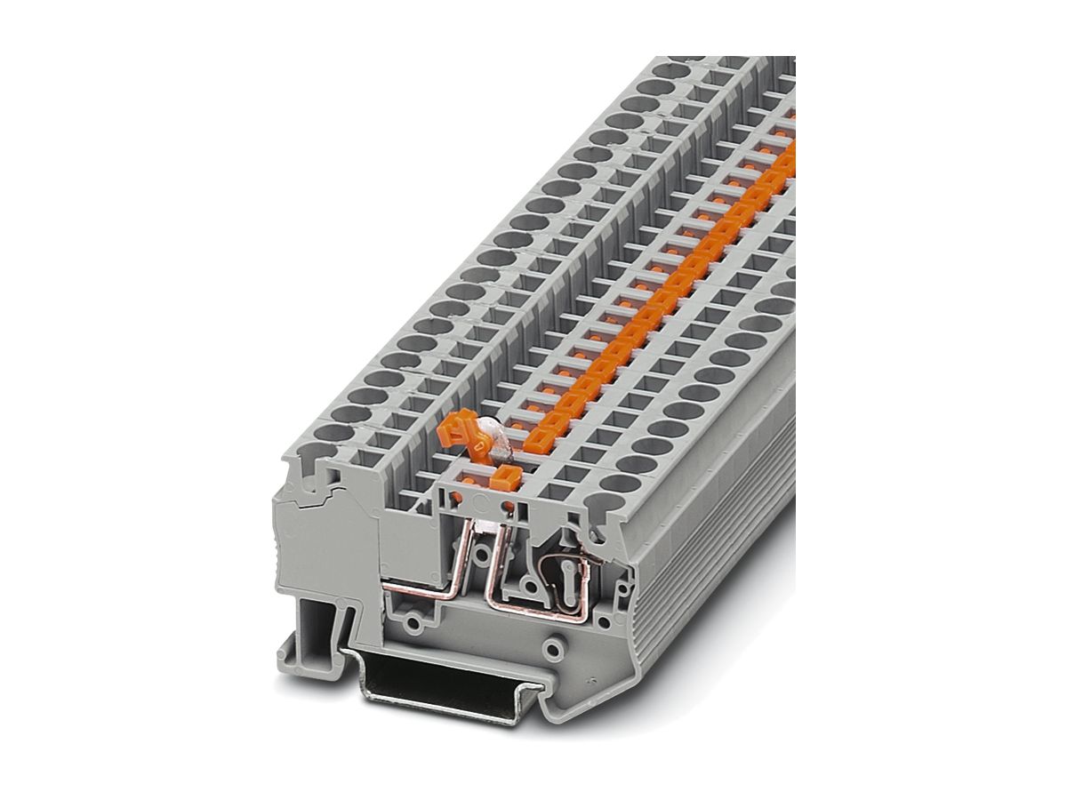 Durchgangsreihenklemme 0.08…6mm² grau, ST 4-MT