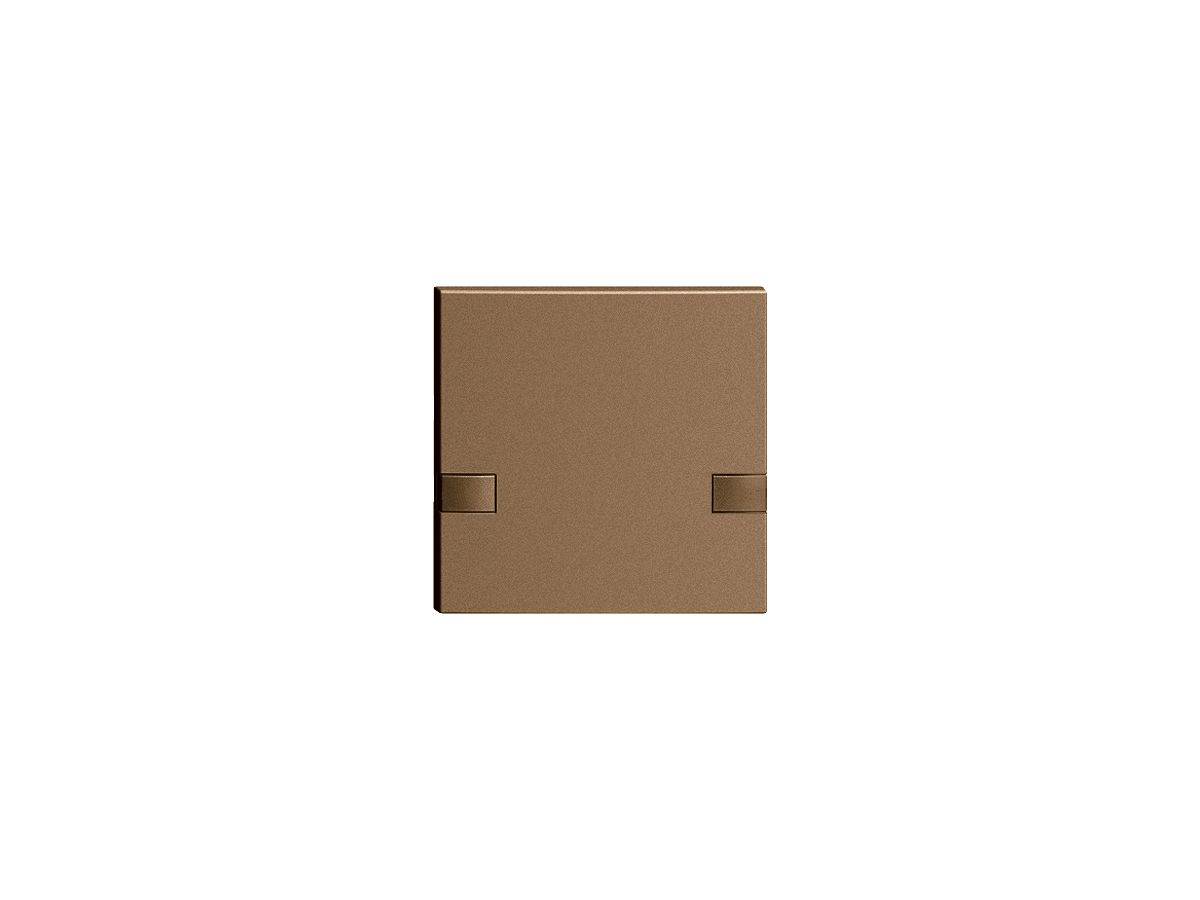 Taste 1/1 KNX/UNI-Taster ohne LED EDIZIOdue 2×Einfachbedienung coffee