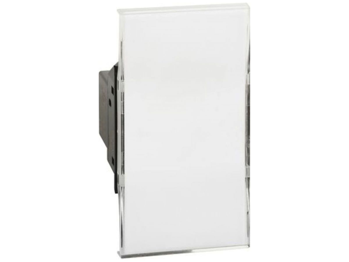 EB-Taster Living Now 1P 1NO 3A 250V 45×86mm weiss