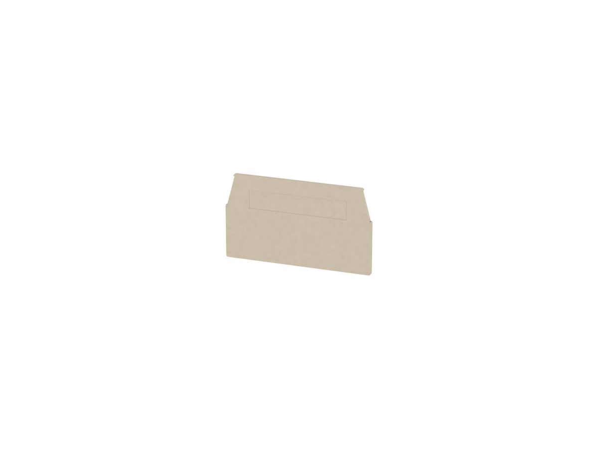 Abschlussplatte Weidmüller WAP WTR2.5/ZZ 60.3×1.5mm beige