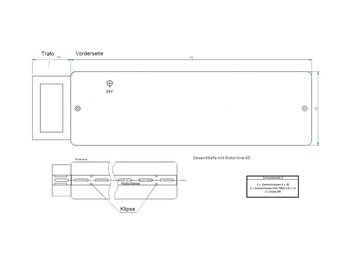 Klemmengehäuse Eberle 0.2…1.5mm² 2A 24V f.Raumthermostat H/K Feuchtesensor weiss