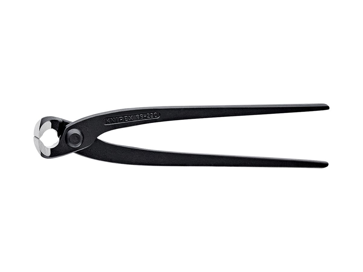 Monierzange KNIPEX 220mm schwarz atramentiert